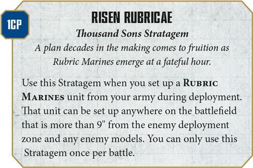 Thousand Sons Tactics 