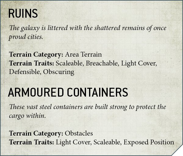 9th Terrain Rules