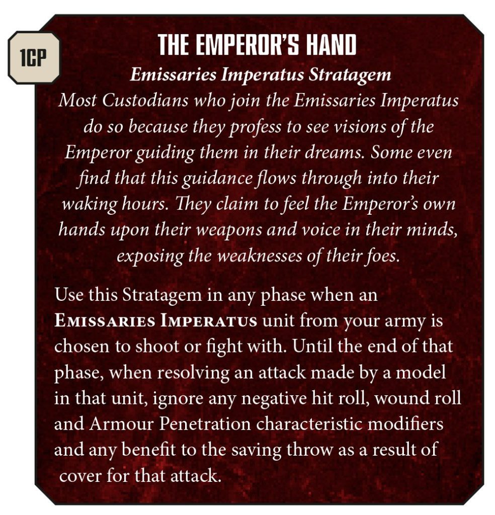 New Custodes Preview