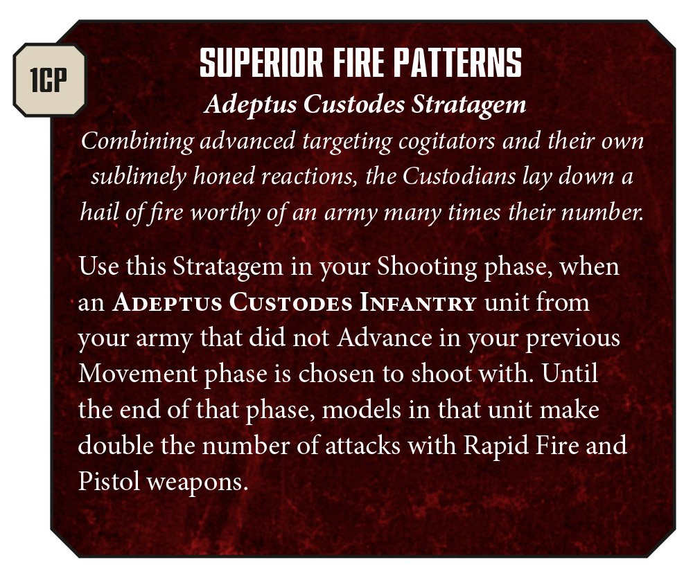 New Custodes Preview