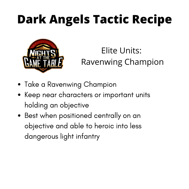 Dark Angels Tactics