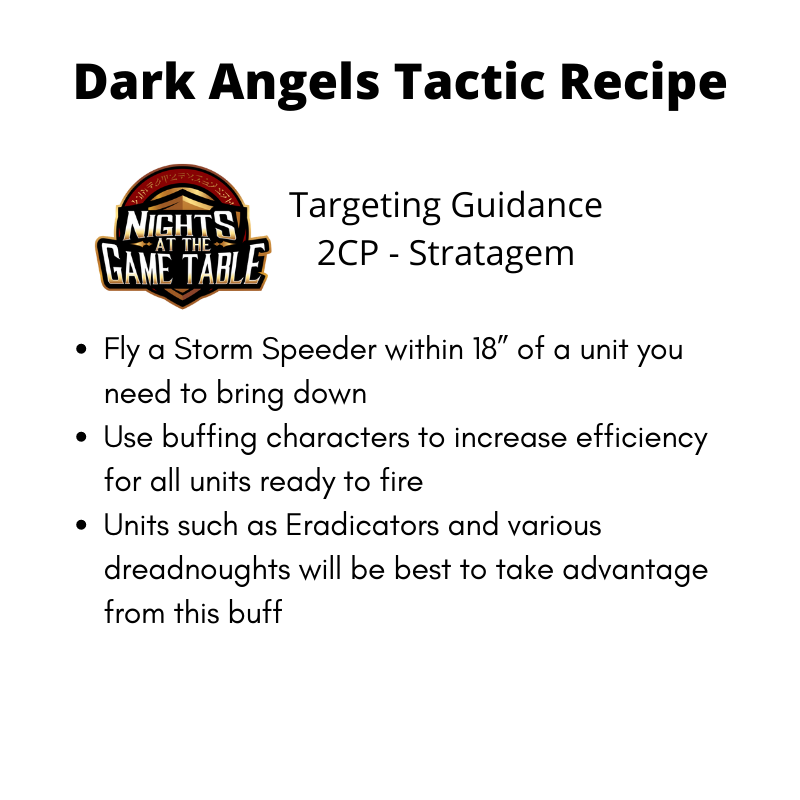 Dark Angels Tactics