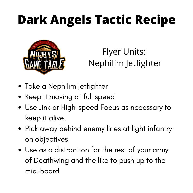 Dark Angels Tactics
