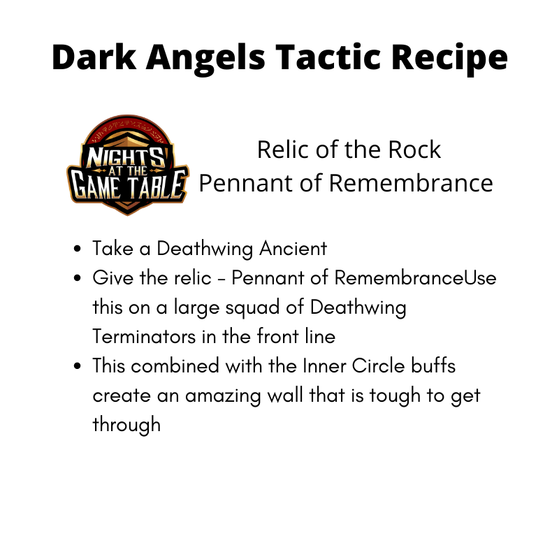 Dark Angels Tactics